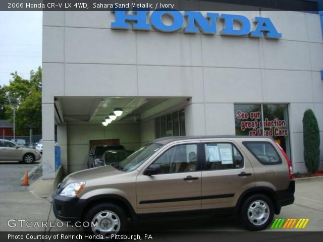 2006 Honda CR-V LX 4WD in Sahara Sand Metallic