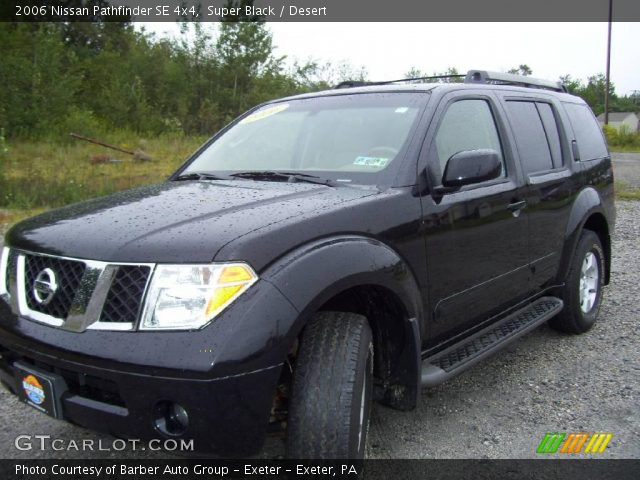 2006 Nissan Pathfinder SE 4x4 in Super Black