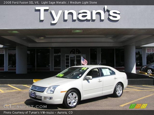 2008 Ford Fusion SEL V6 in Light Sage Metallic