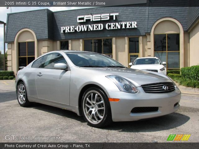 2005 Infiniti G 35 Coupe in Brilliant Silver Metallic