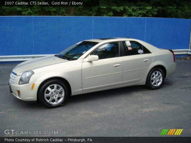 2007 Cadillac CTS Sedan in Gold Mist