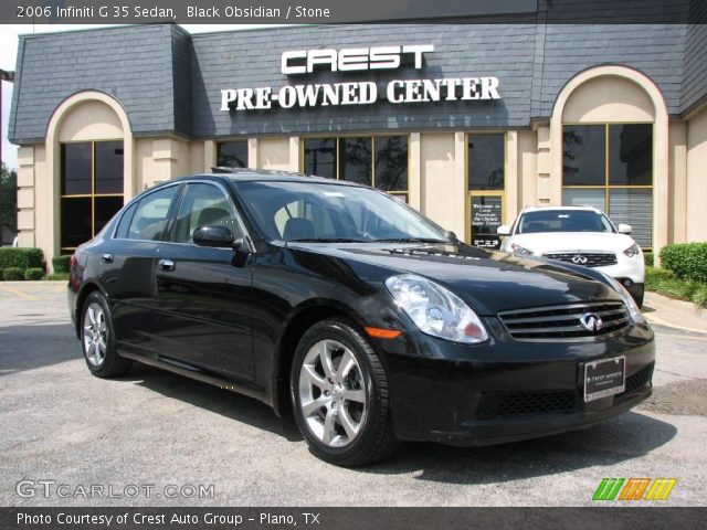 2006 Infiniti G 35 Sedan in Black Obsidian