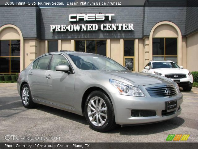 2008 Infiniti G 35 Journey Sedan in Desert Platinum Beige