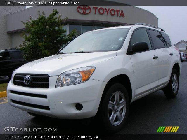 2008 Toyota RAV4 4WD in Super White