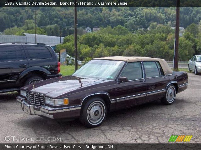 1993 Cadillac DeVille Sedan in Dark Plum Metallic