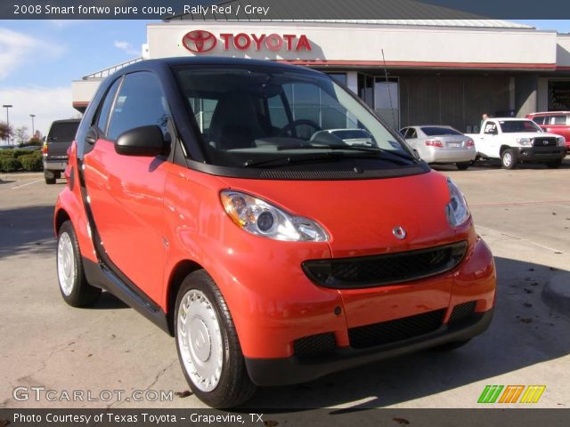 2008 Smart fortwo pure coupe in Rally Red