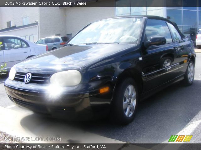 2002 Volkswagen Cabrio GLX in Black