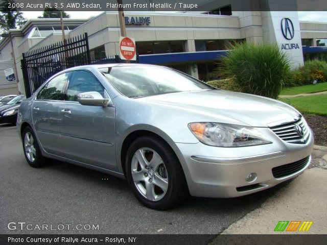 2008 Acura RL 3.5 AWD Sedan in Platinum Frost Metallic