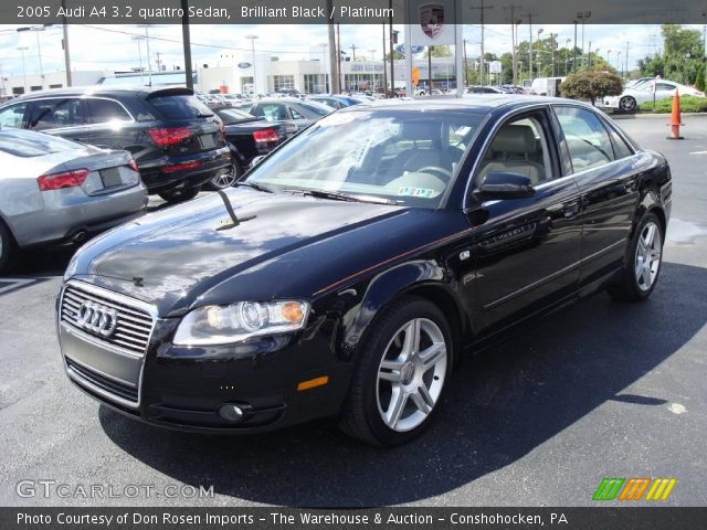 2005 Audi A4 3.2 quattro Sedan in Brilliant Black