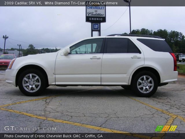 2009 Cadillac SRX V6 in White Diamond Tri-Coat