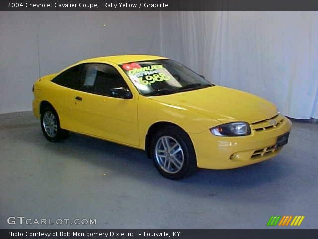2004 Chevrolet Cavalier Coupe in Rally Yellow