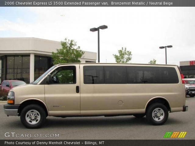 2006 Chevrolet Express LS 3500 Extended Passenger van in Bronzemist Metallic