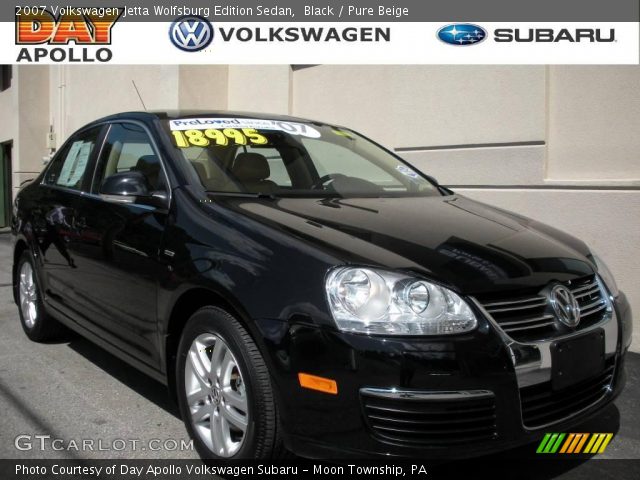 2007 Volkswagen Jetta Wolfsburg Edition Sedan in Black
