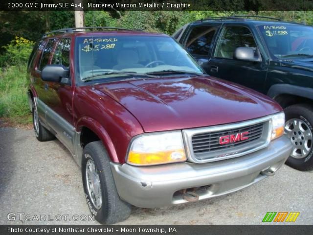 2000 GMC Jimmy SLE 4x4 in Monterey Maroon Metallic