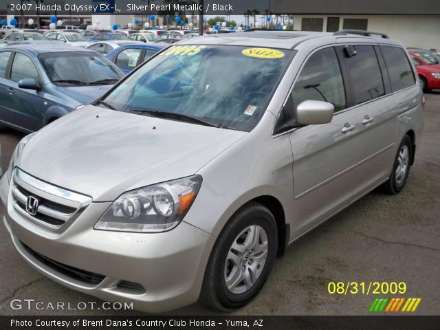 2007 Honda Odyssey EX-L in Silver Pearl Metallic