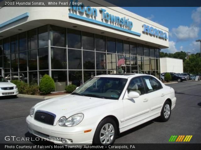 2003 Hyundai Sonata  in White Pearl