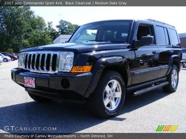 2007 Jeep Commander Sport 4x4 in Black Clearcoat