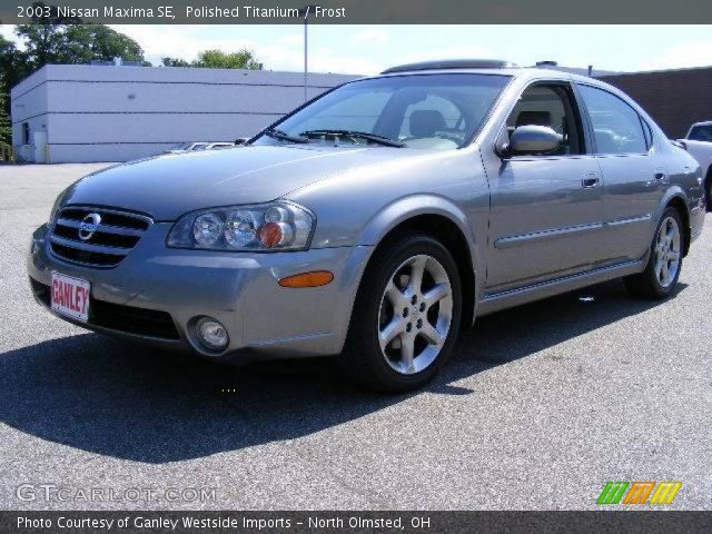 2003 Nissan maxima se titanium #5