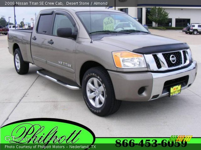 2008 Nissan Titan SE Crew Cab in Desert Stone