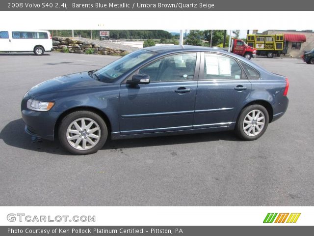 2008 Volvo S40 2.4i in Barents Blue Metallic