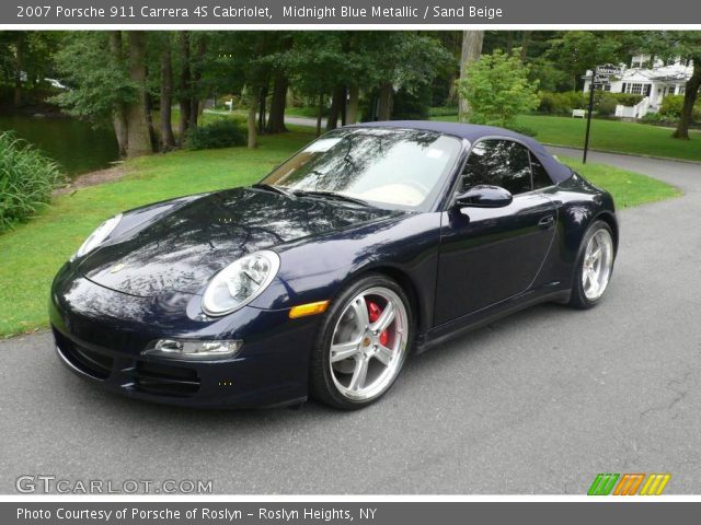 2007 Porsche 911 Carrera 4s Cabriolet. Midnight Blue Metallic 2007 Porsche 911 Carrera 4S Cabriolet with Sand Beige interior 2007 Porsche 911 Carrera 4S Cabriolet in Midnight Blue Metallic