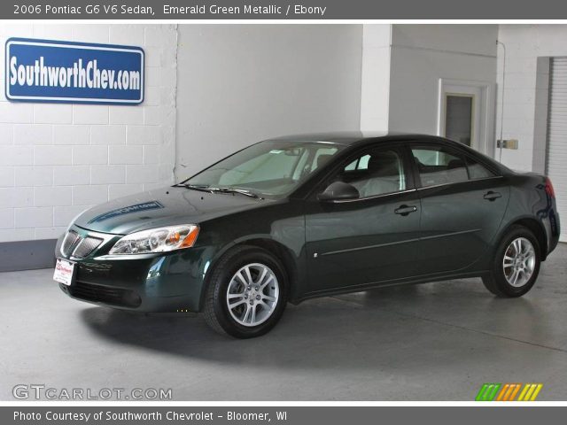 2006 Pontiac G6 V6 Sedan in Emerald Green Metallic