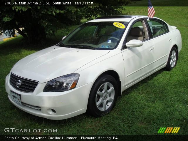 2006 Nissan Altima 2.5 SL in Satin White Pearl