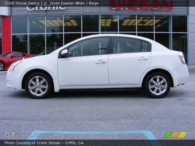2008 Nissan Sentra 2.0 in Fresh Powder White