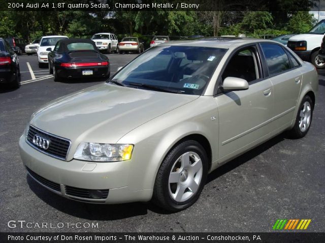 2004 Audi A4 1.8T quattro Sedan in Champagne Metallic