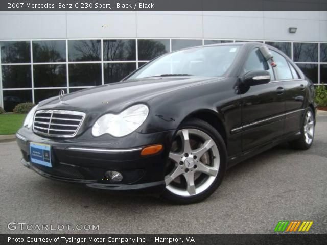 2007 Mercedes-Benz C 230 Sport in Black