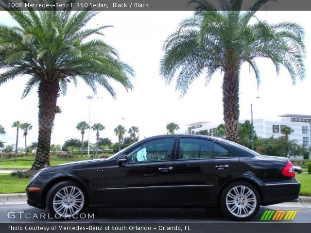 2008 Mercedes-Benz E 350 Sedan in Black