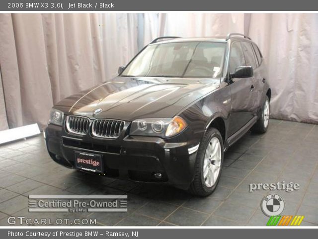 2006 BMW X3 3.0i in Jet Black