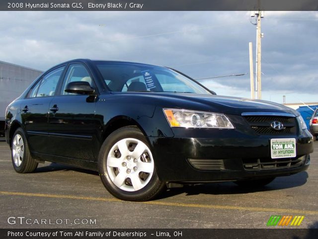 2008 Hyundai Sonata GLS in Ebony Black