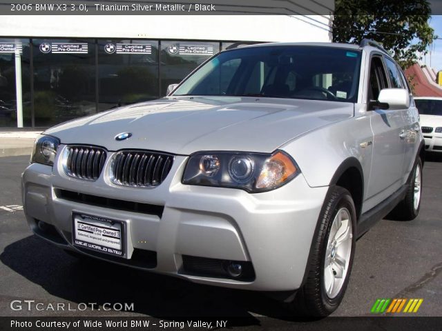 2006 BMW X3 3.0i in Titanium Silver Metallic