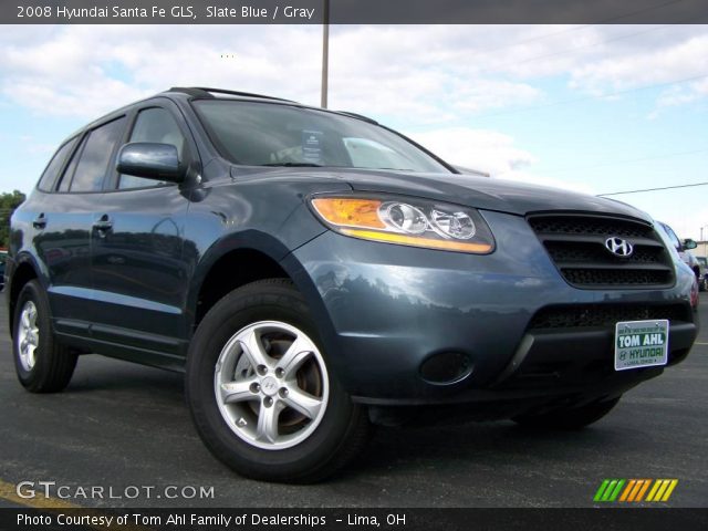 2008 Hyundai Santa Fe GLS in Slate Blue