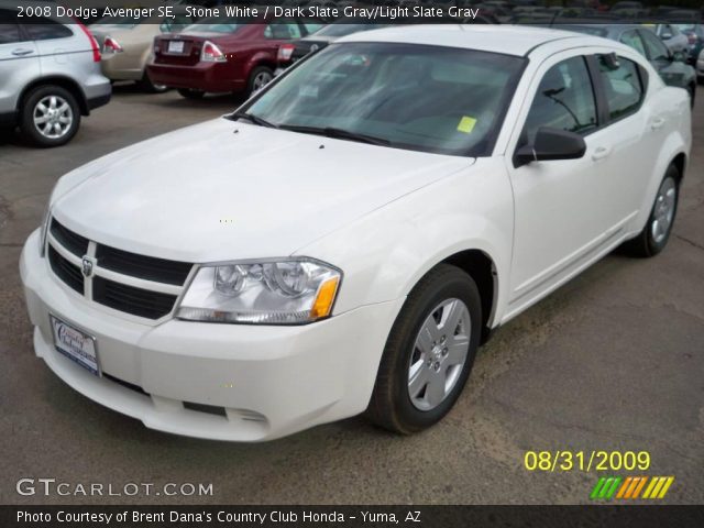 2008 Dodge Avenger SE in Stone White