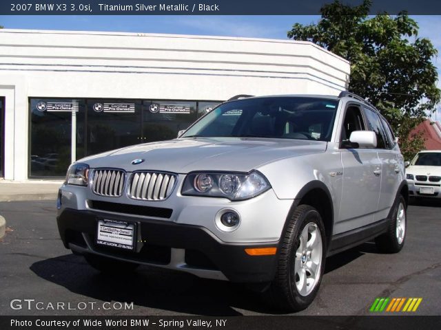 2007 BMW X3 3.0si in Titanium Silver Metallic