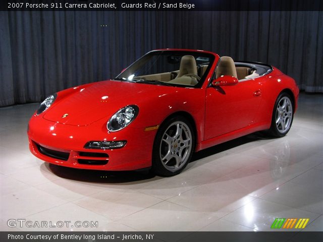 2007 Porsche 911 Carrera Cabriolet in Guards Red