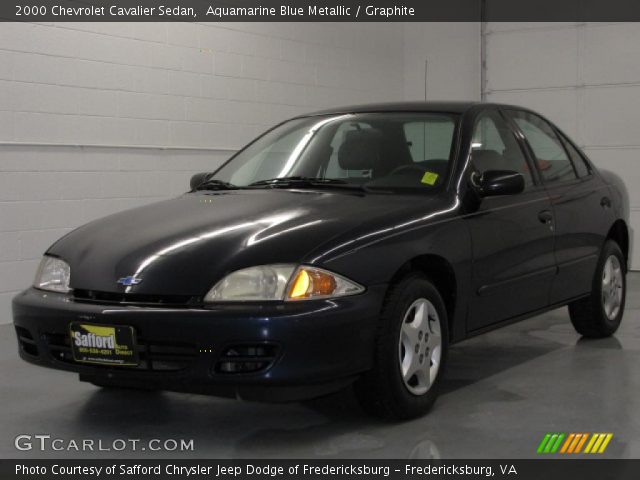 2000 Chevrolet Cavalier Sedan in Aquamarine Blue Metallic