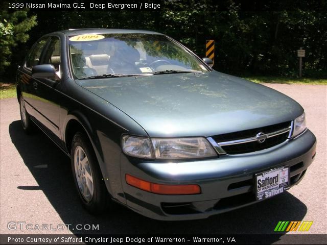 1999 Nissan Maxima GLE in Deep Evergreen