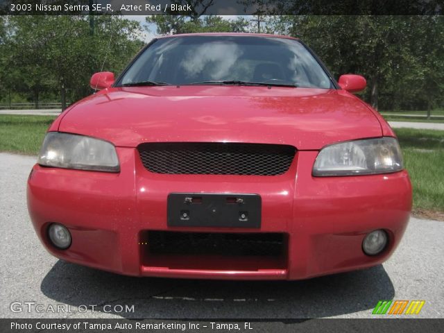 2003 Nissan Sentra SE-R in Aztec Red