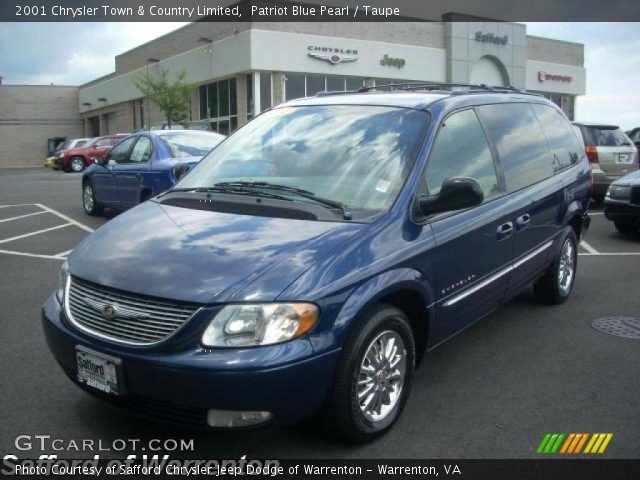 2001 Chrysler Town & Country Limited in Patriot Blue Pearl