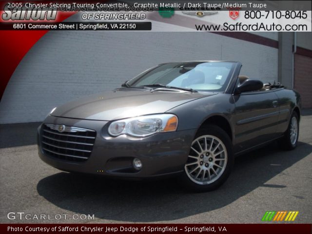 2005 Chrysler Sebring Touring Convertible in Graphite Metallic