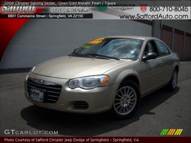 2006 Chrysler Sebring Sedan in Linen Gold Metallic Pearl