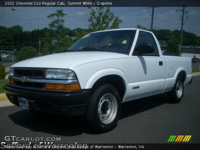 2002 Chevrolet S10 Regular Cab in Summit White