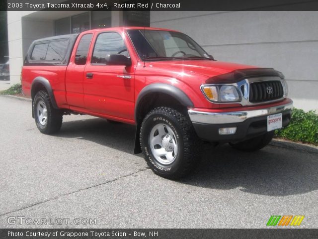 2003 Toyota Tacoma Xtracab 4x4 in Radiant Red