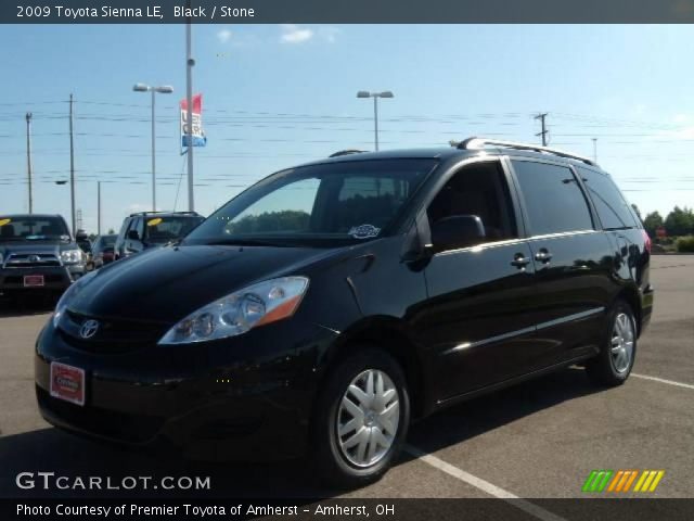 2009 Toyota Sienna LE in Black