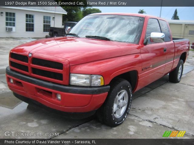 1997 Dodge Ram 1500 Sport Extended Cab in Flame Red