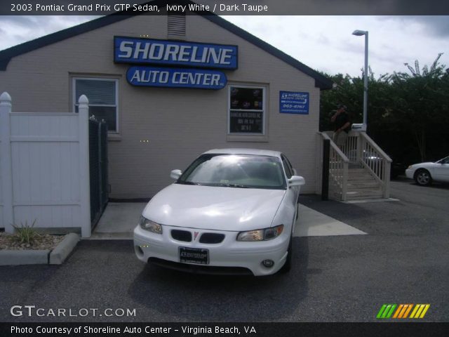 2003 Pontiac Grand Prix GTP Sedan in Ivory White