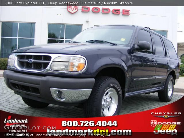 2000 Ford Explorer XLT in Deep Wedgewood Blue Metallic